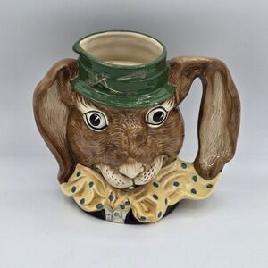 Royal Doulton The March Hare Mug Vtg Alice In‎ Wonderland Toby Jug England